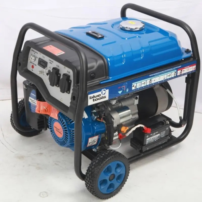 Бензиновый генератор BLUETOOLS BG8000E3 (7 кВт, ~3ф, 400 В) (220-7006) + Масло