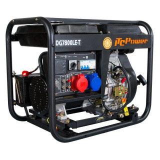 Дизельний генератор ITC Power DG7800LET (6.3 кВт, ATS, ~3ф) (34400)