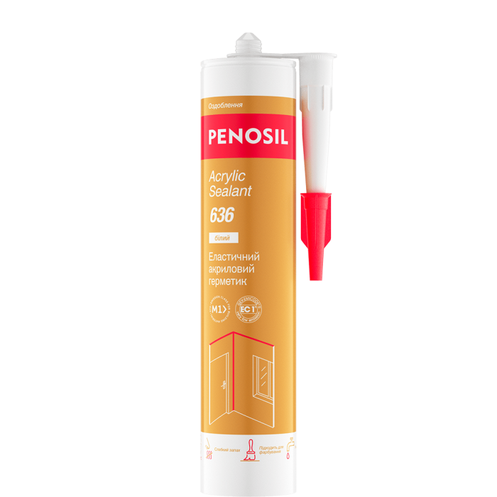 Герметик акриловий PENOSIL Acrylic Sealant 636 (280 мл) (H4573)