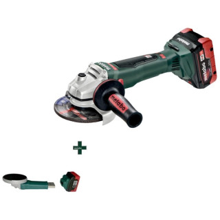 Акумуляторна безщіткова болгарка Metabo WB 18 LTX BL 125 Quick (18 В, 2х8 А*год, 125 мм) (613077810)