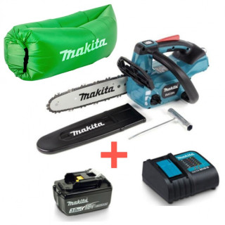 Аккумуляторная цепная пила Makita DUC254Z + DC18RC + BL1830B + ламзак (SOFA-DUC254)