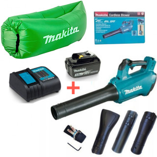 Акумуляторна повітродувка Makita DUB184Z + DC18RC + BL1830B + ламзак (SOFA-DUB184)