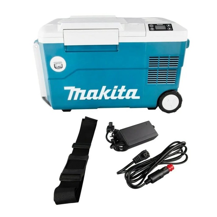 Акумуляторний холодильник / нагрівач Makita DCW180Z (2х18 В, без АКБ, 12/24 В, 220 В, 20 л) Акумуляторний холодильник / нагрівач Makita DCW180Z (2х18 В, без АКБ, 12/24 В, 220 В, 20 л)