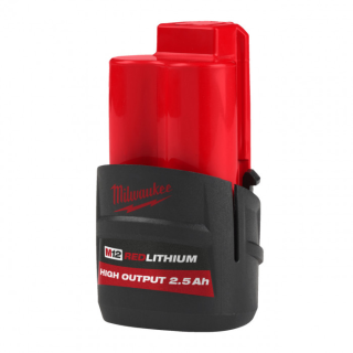 Акумулятор Milwaukee M12 HB2.5 (Li-Ion, 12 В, 2.5 А*год) (4932480164)