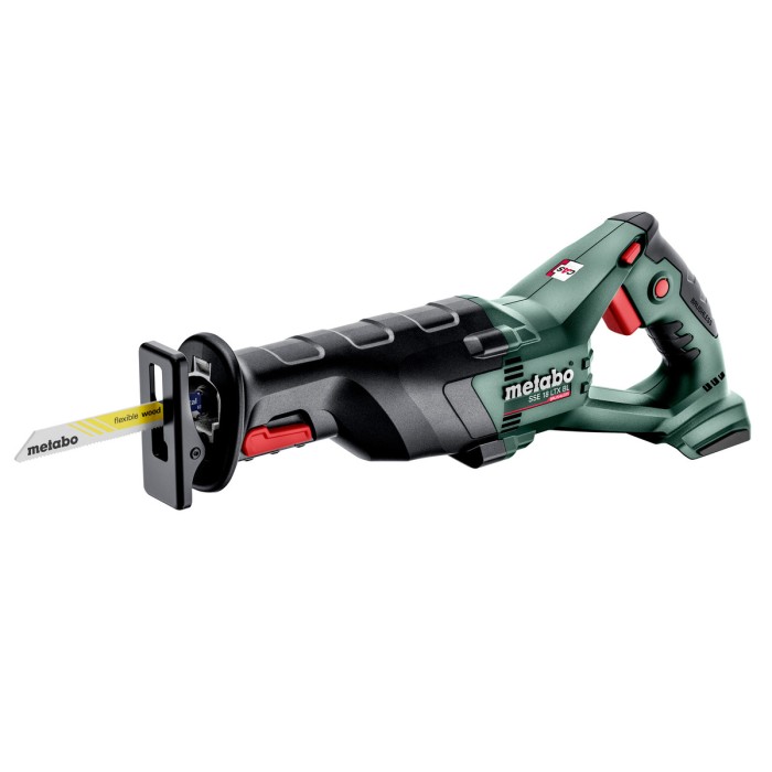 Акумуляторна сабельна пила Metabo SSE 18 LTX BL (18 В, без АКБ, 32 мм) (602267840) Акумуляторна сабельна пила Metabo SSE 18 LTX BL (18 В, без АКБ, 32 мм) (602267840)