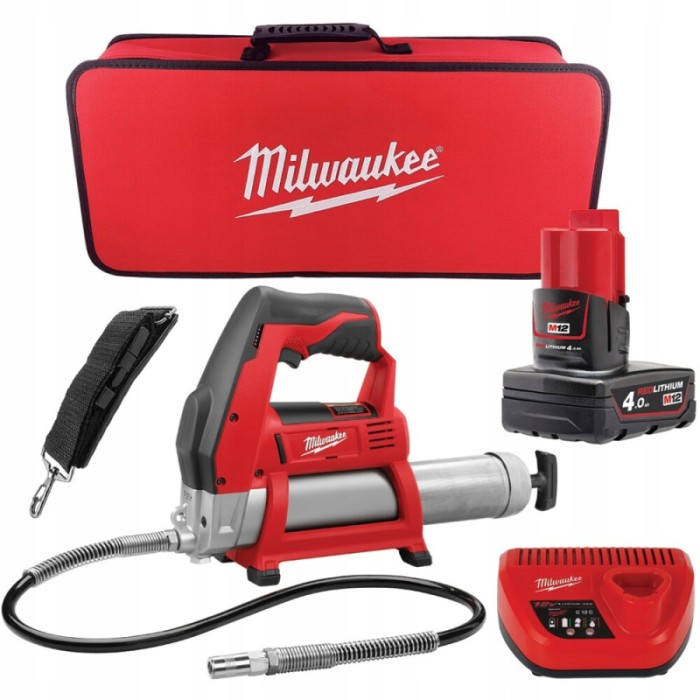 Акумуляторний пістолет для змазування Milwaukee M12 GG-401B (12 В, без АКБ) (4933441675) Акумуляторний пістолет для змазування Milwaukee M12 GG-401B (12 В, без АКБ) (4933441675)
