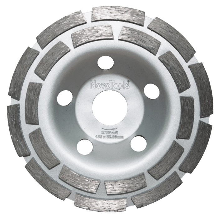 Алмазна шліфувальна чашка NovoTools Standard (125х7 мм) (NTDDGW125) Алмазна шліфувальна чашка NovoTools Standard (125х7 мм) (NTDDGW125)