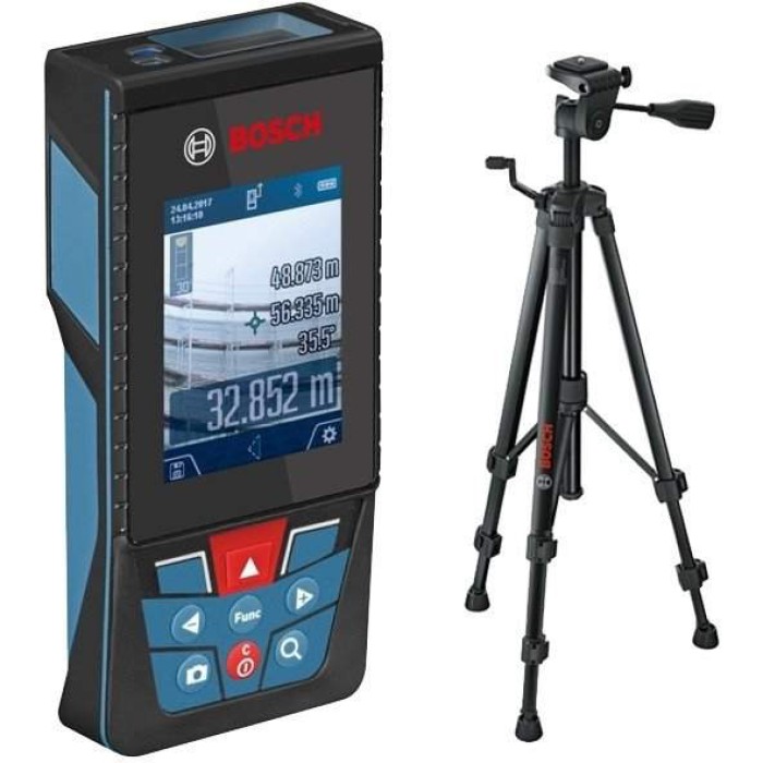 Далекомір лазерний Bosch GLM 120 C + штатив BT 150 (0601072F01) Далекомір лазерний Bosch GLM 120 C + штатив BT 150 (0601072F01)