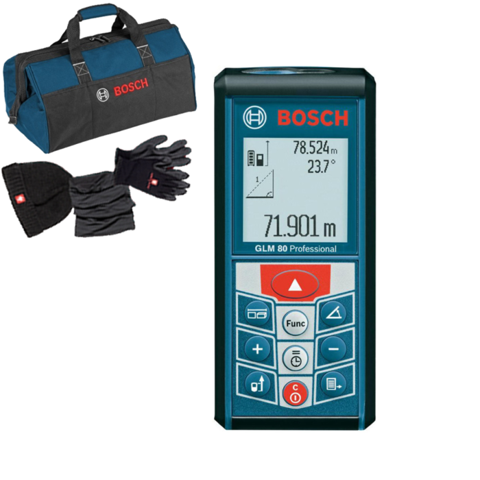 Далекомір лазерний Bosch GLM 80 (сумка+шапка+рукавиці+шарф) (06159940M2) Далекомір лазерний Bosch GLM 80 (сумка+шапка+рукавиці+шарф) (06159940M2)