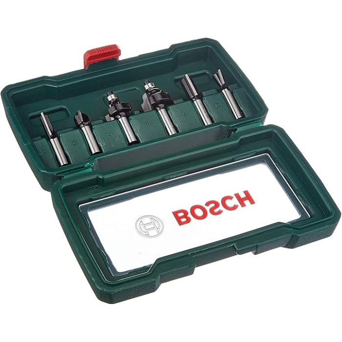 Набір фрез Bosch (6 шт.) (2607019463) Набір фрез Bosch (6 шт.) (2607019463)