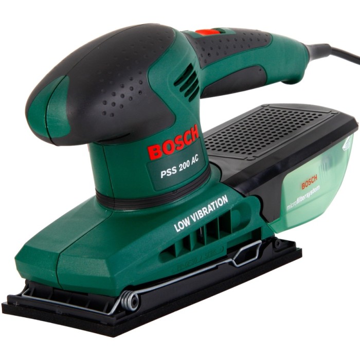 Віброшліфмашина Bosch PSS 200 AC (0.2 кВт, 182 мм) (0603340120) Віброшліфмашина Bosch PSS 200 AC (0.2 кВт, 182 мм) (0603340120)