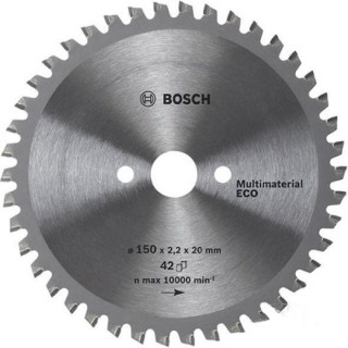 Bosch Диск пильний 150х20/16х42Т Multi Eco