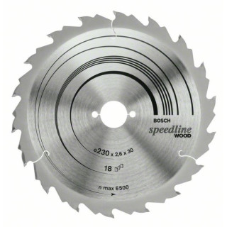 Bosch Диск пильний 230х30х18Т/1,8 Speedline