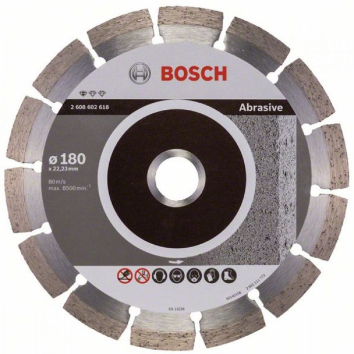 Bosch Круг алмазний відрізний PF Ceramic 180х22 абразивний бетон