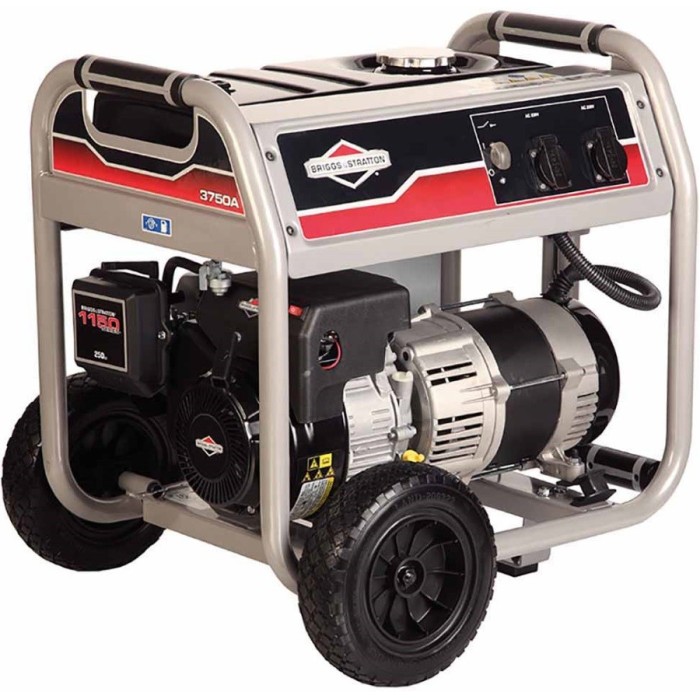 Генератор бензиновий BRIGGS&STRATTON 3750A (3.75 кВт) (038025) Генератор бензиновий BRIGGS&STRATTON 3750A (3.75 кВт) (038025)