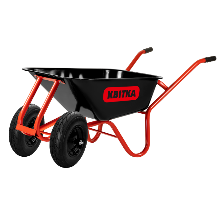 Будівельна двоколісна тачка КВІТКА PRO Formula 1 Industrial (100 л, 180 кг, ПУ) (110-4073) Будівельна двоколісна тачка КВІТКА PRO Formula 1 Industrial (100 л, 180 кг, ПУ) (110-4073)