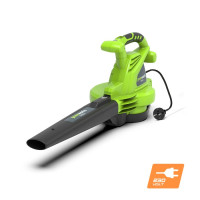 Електрична повітродувка-пилосос Greenworks GBV2800 (2.8 кВт, 313 км/год) (2402707) Електрична повітродувка-пилосос Greenworks GBV2800 (2.8 кВт, 313 км/год) (2402707)