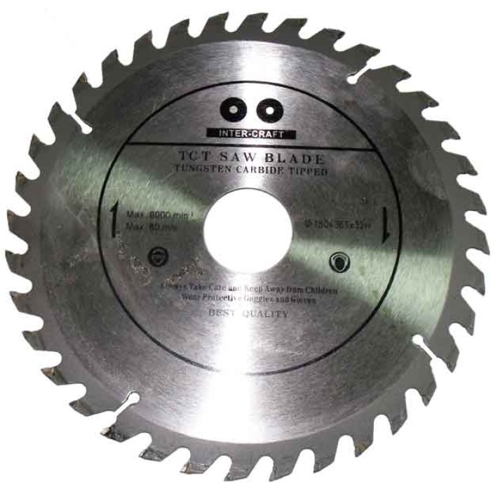 Диск пильний 180х32х30Т з напайками, Inter Craft/Сила