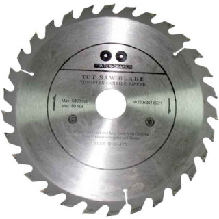 Диск пильний 230х32х30Т з напайками, Inter Craft/Сила