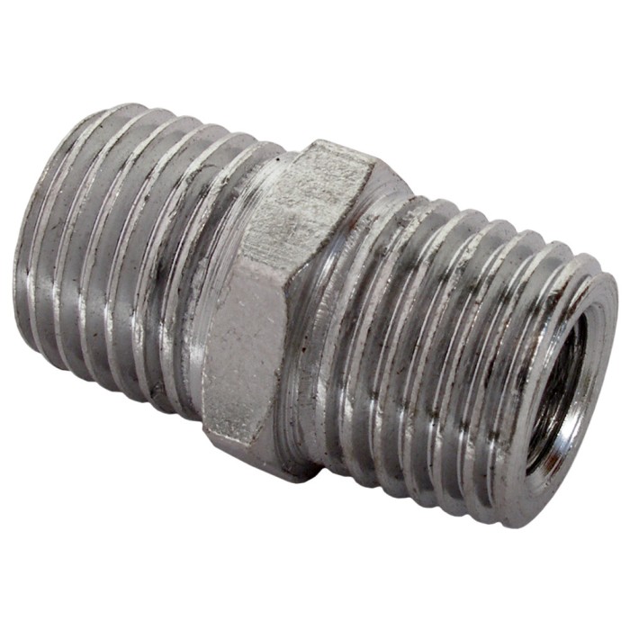 Intertool Різьбове з'єднання з наружною різьбою 1/4 * 1/2 Intertool Різьбове з'єднання з наружною різьбою 1/4 * 1/2