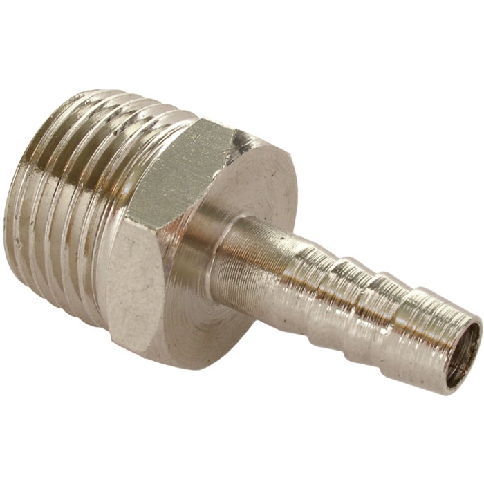 Intertool Перехідник з зовнішньою різьбою 1/4" на шланг 12 мм Intertool Перехідник з зовнішньою різьбою 1/4" на шланг 12 мм