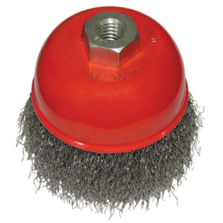 Intertool Щітка чашкова, гофрований дріт 150 мм