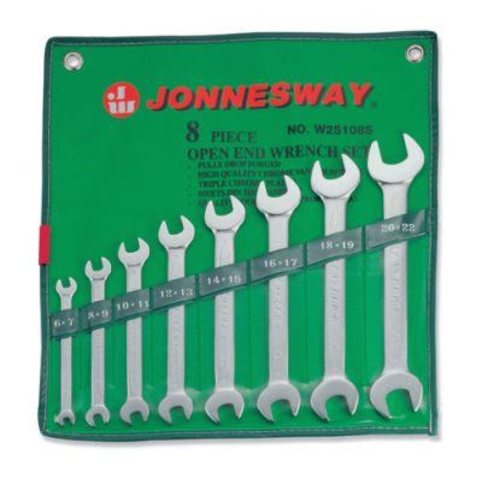 Jonnesway Набір ключів ріжкових 6-22 мм (8 шт)