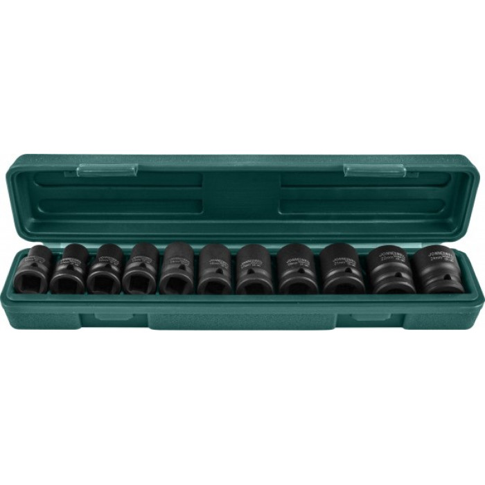 Jonnesway Набір торцевих головок ударних 1/2" DR 10-24 мм (11 пр)