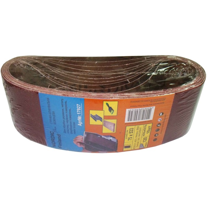 Nordicflex Стрічка шліфувальна 75х533 P60