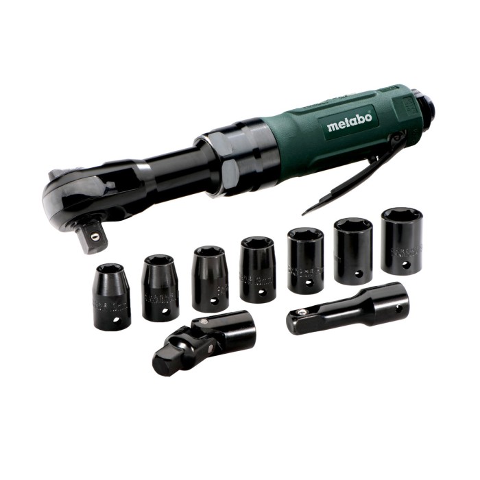 Пневматичний гайковерт з тріскачкою Metabo DRS 68 SET (175 л/хв, 6.2 бар) (604119500) Пневматичний гайковерт з тріскачкою Metabo DRS 68 SET (175 л/хв, 6.2 бар) (604119500)