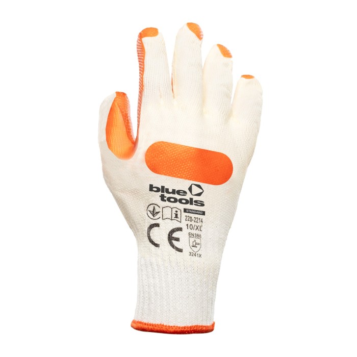 Рукавиці для скла BLUETOOLS Standard (10" / XL) (220-2214-10-IND) Рукавиці для скла BLUETOOLS Standard (10" / XL) (220-2214-10-IND)