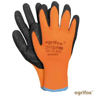 Рукавиці трикотажні з латексним покриттям OGRIFOX WINORT  (10" / XL)