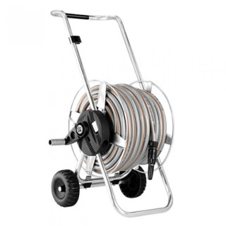 Візок з поливальним шлангом Claber Metal Compact Pronto (25 м, 1/2" - 60 м, 5/8" - 50 м) (81964)