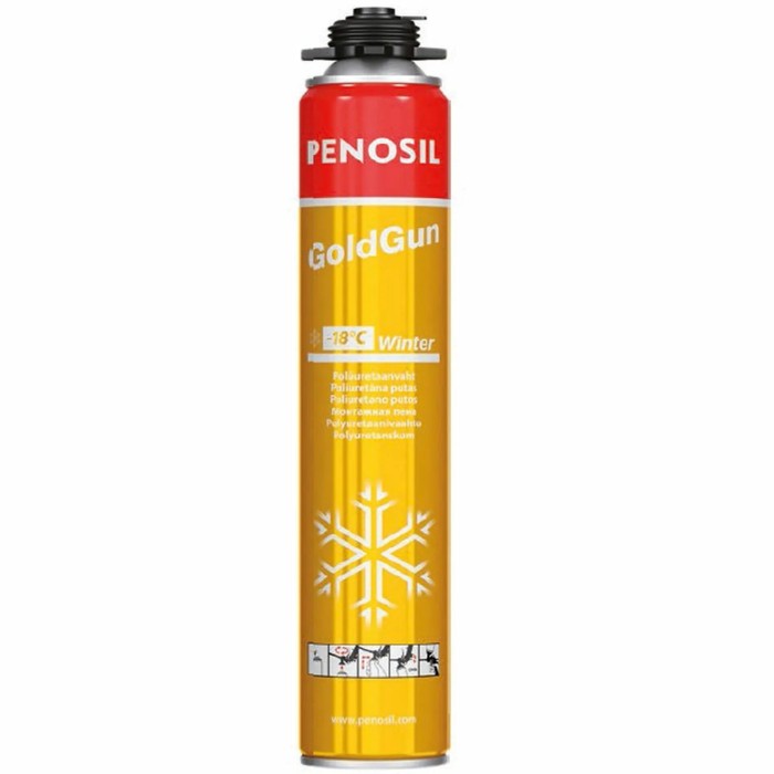 Зимова монтажна піна Penosil GoldGun 65 Winter (-18°C, 900 мл) (A1260) Зимова монтажна піна Penosil GoldGun 65 Winter (-18°C, 900 мл) (A1260)